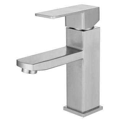 China Sense Faucets Hotel Bathroom Sink Deck Mount Countertop Basin Faucet Handle Luxury Modern Single Basin Faucet for sale