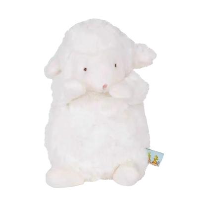 China Cute Animal Doll Girls White Sheep Kids Soft Stuffed Animal Baby Doll Stuffed Toys Dollhouse Sleeping Mate Stuffed Plush Toys for sale