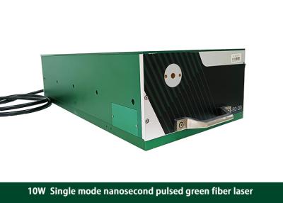 Cina Laser a fibra verde da 10 W monomodale nanosecondo pulsato 500 KHz in vendita