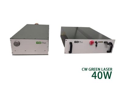 China 40W CW Dauerstrich-Faserlaser Monomode Nanosekunde Grün zu verkaufen