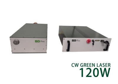 China 120W CW Faserlaser Wasserkühlung Nanosekunden grüner 532nm Laser zu verkaufen