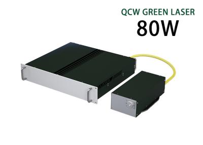 China QCW 5MHz 80W Ipg groene laser enkele modus nanoseconde Te koop