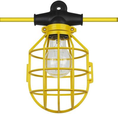 China Super Bright Led Construction Light Electric Commercial Grade Outdoor/Industrial Work 360 Degree Led Work Light 100Ft Lights 10bulbs for sale