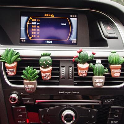 China Potted Car Air Conditioning Air Conditioning Vent Balm Cactus Air Vent Balm Plant Fiscal Year Air Conditioning Duct Scent Clip Car Air Conditioning Tablets Car Air Conditioning car perfume tablets for sale