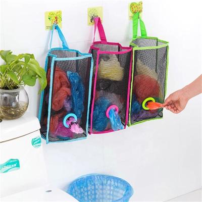 China Garbage Bag Garbage Bag Kitchen Packing Garbage Bin Household Breathable Nylon Hanging Cleaning Tools for sale