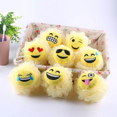 China Body Cartoon Bath Ball Bath Accessories Towel Squash Mesh Sponge Super Soft for sale