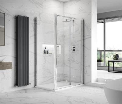 China Modern 2 Sided Shower Enclosure And Cheap Basic Shower Glass Enclosures for sale