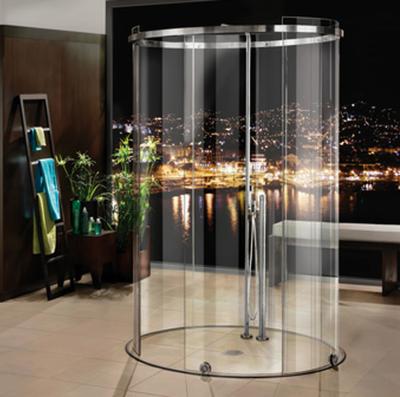 China Chrome Profile 6mm Modern Aluminum Glass Door Large Security Easy Clean Bathroom Shower Enclosure Set With Sliding Glass Door for sale