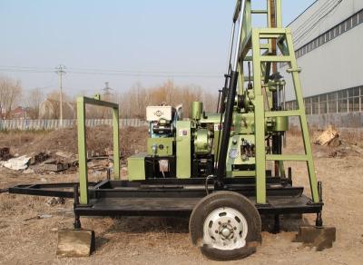 China Wheel Mounted Spt Soil Investigation Drilling Rig 150m for Geotechnical Testing for sale