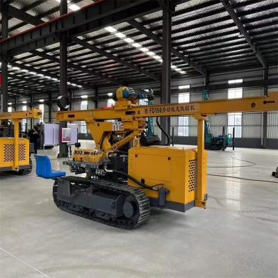 China Rock Drilling Pneumatic DTH Drilling Rig Dia 100-150mm Drill Hole with AC Motor for sale