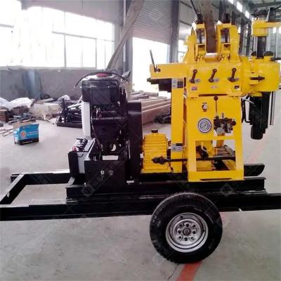 China Xy-150t Portable Wheel Trailer Mounted Geotechnical Testing/Soil Investigation Core Drill Rig for sale