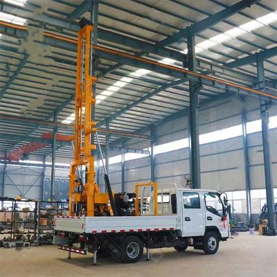 China Vehicle Chassis Hydraulic Drilling Rig Self Propelled for 200M Water Well Drilling for sale