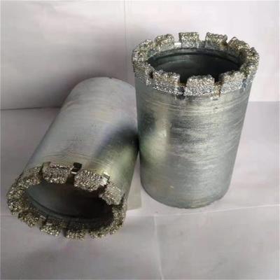 China Long Pipe Electroplated Diamond Drill Core Bits For Reinforced Concrete for sale