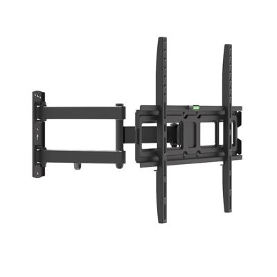 China SPCC 2021 Wholesale 180 Degree Swivel Universal TV Wall Mount Metal LCD TV Bracket Glass Bracket for sale