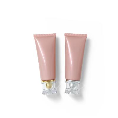 China Cosmetics 100Ml Cosmetics Skin Care Plastic Soft Empty Facial Detergent Hand Cream Soft Tube Squeeze Hose for sale