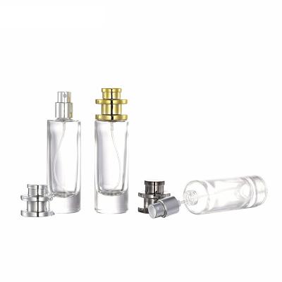 China Unique Clear 30Ml Glass Perfume Bottle Luxury Empty Glass Refillable Perfume Bottles Recyclable for sale