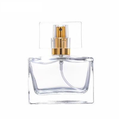 China Recyclable Custom Logo 30Ml Fragrance Mist Bottle Cosmetic Reusable Empty Glass Spray Pump Glass Perfume Bottle for sale