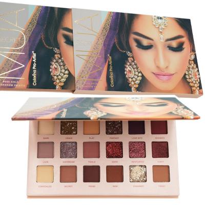 China China Waterproof High Performance Shimmer Multi Color Makeup Palette Custom Private Label Small Eyeshadow Pallette for sale