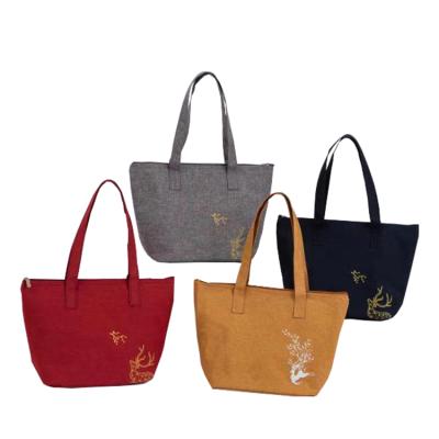 China Wholesale Lunch Bag Waterproof Bag Women's Cooler Bag Fashion Food Tote Large Bag Handbag for sale