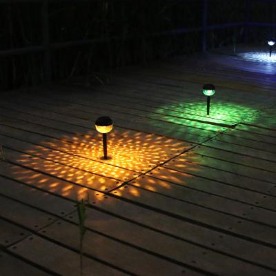 China Garden Outdoor Garden Path Lighting Solar Lamp Pathway Spike Waterproof LED Solar Powered Garden  ground solar lights for sale