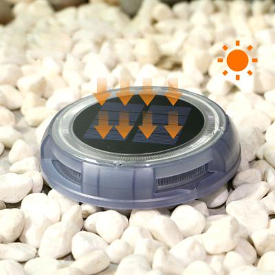 China Garden LED out doors garden warranty intelligent ABS PC heat proof Light control waterproof ip67  NI-MH 1800mAh Solar garden deck light for sale