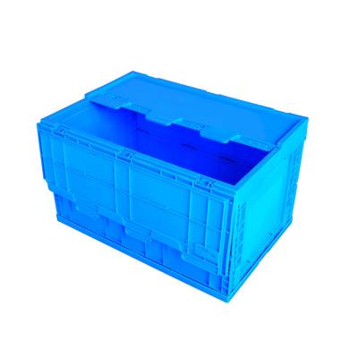 China Heavy Duty Collapsible Collapsible Folding PP Logistics Storage Box Plastic Container for sale