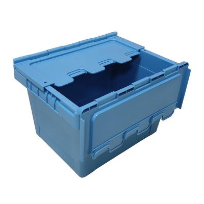 China Stackable Solid Box Nesting And Stacking 400x300x260 Mm Plastic Movable Box for sale