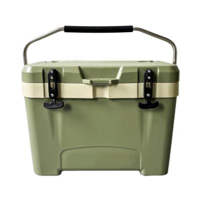 China Wholesale high quality 26L waterproof insulated plastic ice cooler box for camping for sale