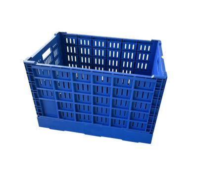 China Foldabe Reusable Mesh Type 23.6x15.7x15.7 Inch Collapsible Plastic Swap Box Storage Box For Transport for sale