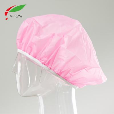 China viable waterproof plastic shower cap/custom shower caps for sale