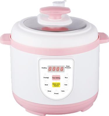 China Household bachelor small capacity pink color high quality multifunctional electric pressure cooker for sale