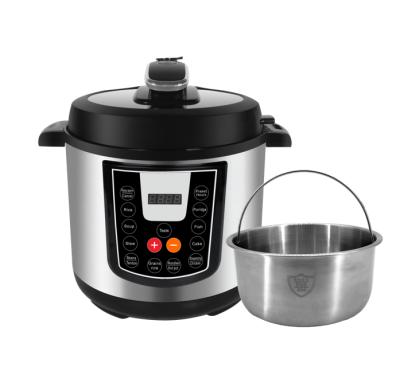 China Household 750W 3L Electric Pressure Cookers Rice Cookers 304 Stainless Steel Gift LED Customize Low Sugar Thanks Giving for sale