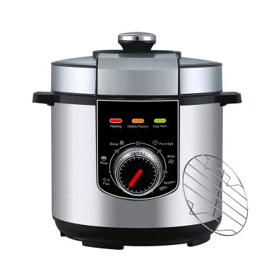 China Commercial Kitchen 6L Electric Power Rice Cooker Multi Function Stainless Electric LED Display Pressure Cooker for sale