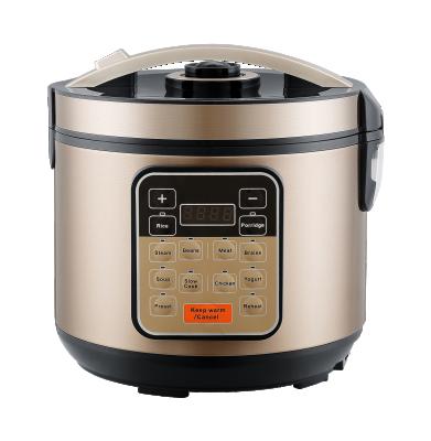 China Low Starch Hotel Multi Color 4L 5L Rice Cooker 2 Pots Luxury Gold Indoor Hypoglycemic Electric Slow Cooker for sale