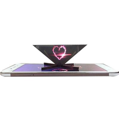 China 2022 New Convenient 3D Models Hologram Display Smartphone 3D Holographic Projector, Mini Pyramid 3D Hologram Viewer for sale