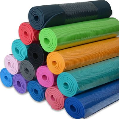 China Washable Anti-Slip Durable Waterproof Non Slip Home Exercise Gym Workout Sports Customized Branded Tape Eco Friendly Fitness Yoga Mat for sale