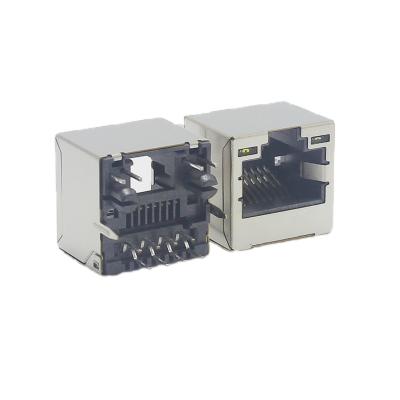 China Single Port Female RJ45 Socket Network Cat5 Female Connector for sale