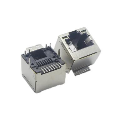 China OEM modular vertical de Jack del zócalo del conector hembra de SMT RJ45 en venta