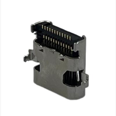 China Micro USB3.1 Type C vrouwelijke USBC-connector 24-pins 100VAC Te koop