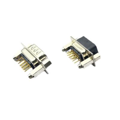 Chine 1.0AMP mâle femelle connecteurs D-SUB à angle droit DB9 9pin PCB Mount à vendre