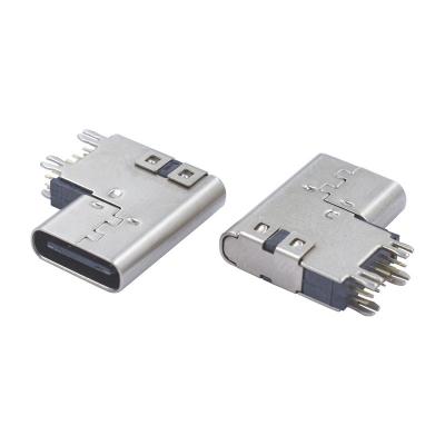 중국 3.1 TYPE-C 사이드 플러그 소켓 수직 90 14P 사이드 플러그 커넥터 USB3.1 빠른 충전 인터페이스 판매용