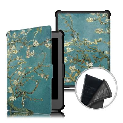 China Three ways to support PU+TPU leather soft shell leather case for kobo Clara HD N249 ultra-thin magnetic smart for kobo Clara HD model protective case for sale