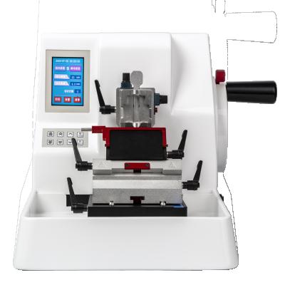 China Easy Roundfin Paraffin Embedded Tissue Sectioning Semi Automatic Microtome Tissue Microtome for sale