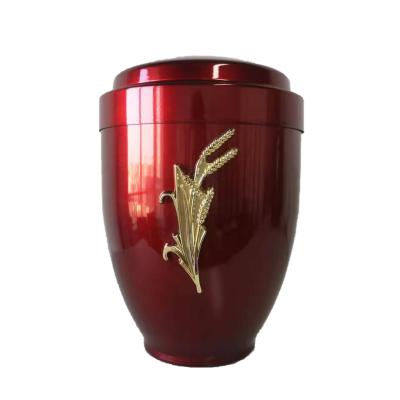 China Good Selling Single Metal Adult Cremation Ashes Human Urn for sale