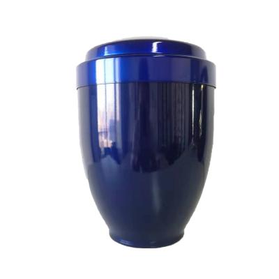 China Simple Hot Sale Human Keepsake Ash Funeral Metal Cremation Urn for sale