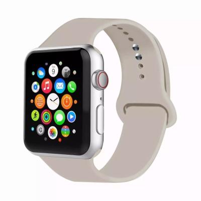 China 2021 Touch Screen Silicon Watch Band Sport Smart Watch Band Accessories 38mm 42mm 40mm 42mm For Apple Watch for sale