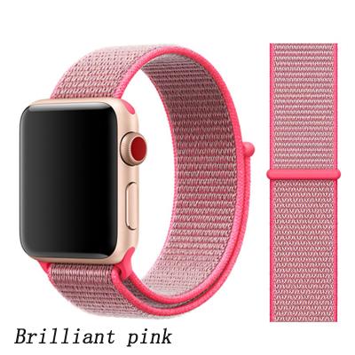 China 38mm 42mm 40mm 38mm 40mm 42mm 44mm Adjustable Nylon Watchbands 42mm Accessories For Apple Watch 1/2/3/4/5/6/7/SE Nylon Watch Band for sale