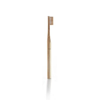 China Hot Selling Natural Natural Eco-friendly Replaceable Head Degradable Soft Bamboo Toothbrush For Hotel for sale