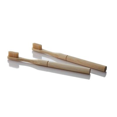 China Natural Wholesale Biodegradable Bamboo Toothbrush Custom Replaceable Main Bamboo Toothbrush for sale