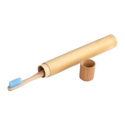 China Eco Friendly Eco Friendly Bamboo Toothbrush Tube Customized Logo Travel Biodegradable Toothbrush Tube Private for sale